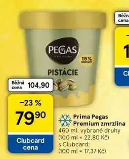 Tesco Prima Pegas Premium Zmrzlina nabídka