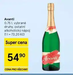 Tesco Avanti nabídka