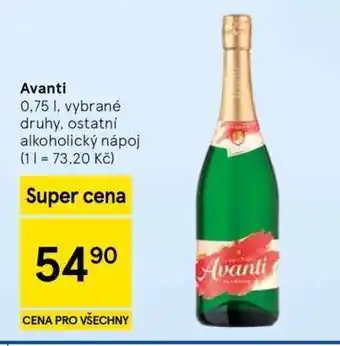 Tesco Avanti nabídka
