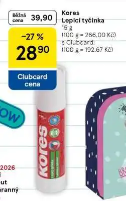 Tesco Kores Lepicí tyčinka nabídka