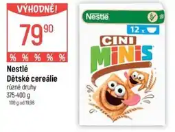 Globus Nestlé Dětské cereálie nabídka