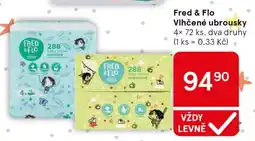 Tesco Fred Flo Vlhčené ubrousky nabídka