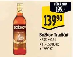 Albert Božkov Tradiční nabídka