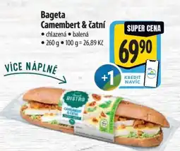 Albert Bageta Camembert & čatní nabídka