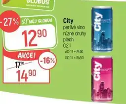 Globus City perlivé víno nabídka