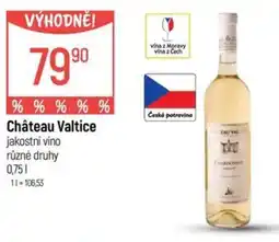 Globus Château Valtice nabídka
