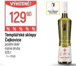 Globus Templářské sklepy Čejkovice nabídka