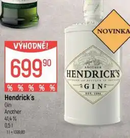 Globus Hendrick's Gin nabídka