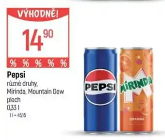 Globus Pepsi nabídka