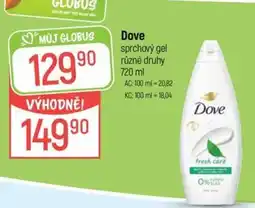 Globus Dove sprchový gel nabídka