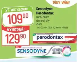 Globus Sensodyne Parodontax nabídka