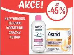 Globus Na vybranou tělovou kosmetiku značky Astrid nabídka