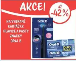 Globus Na vybrané kartáčky, hlavice a pasty značky Oral B nabídka