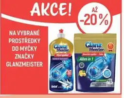 Globus Na vybrané prostředky do myčky značky Glanzmeister nabídka