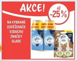 Globus Na vybrané osvěžovače vzduchu značky Glade nabídka