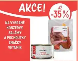 Globus Na vybrané konzervy, salámy a pochoutky značky Vetamix nabídka