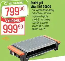 Globus Stolní gril Vital 1162 90000 nabídka