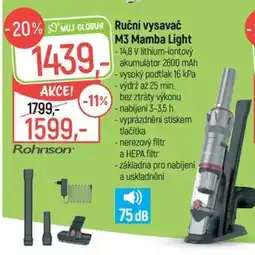 Globus Ruční vysavač M3 Mamba Light nabídka