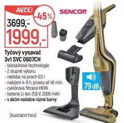 Globus Tyčový vysavač 3v1 SVC 0607CH nabídka