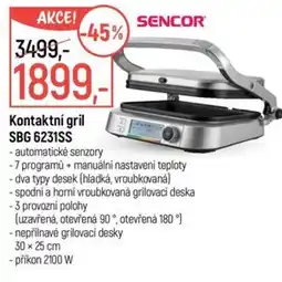 Globus Kontaktní gril SBG 6231SS nabídka
