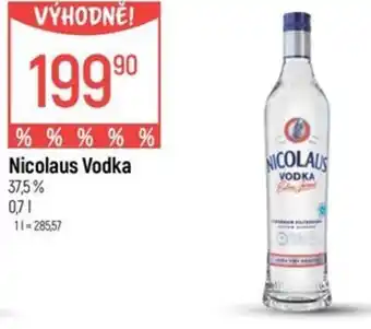 Globus Nicolaus Vodka nabídka
