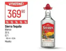 Globus Sierra Tequila nabídka