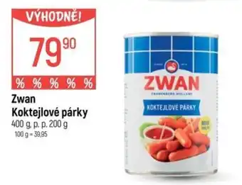 Globus Zwan Koktejlové párky nabídka