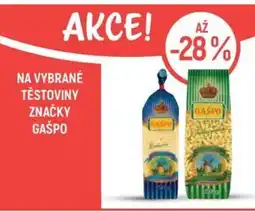 Globus Na vybrané těstoviny značky Gašpo nabídka