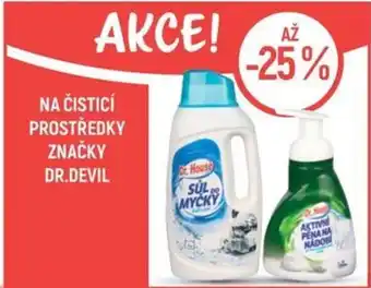 Globus Na čisticí prostředky značky Dr.devil nabídka