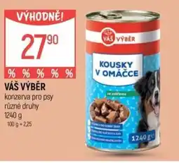 Globus VÁŠ VÝBĚR konzerva pro psy nabídka