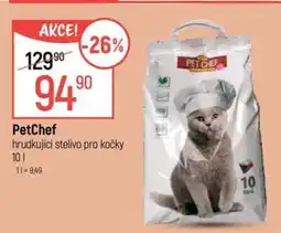 Globus PetChef hrudkující stelivo pro kočky nabídka