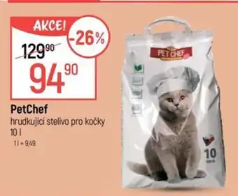 Globus PetChef hrudkující stelivo pro kočky nabídka