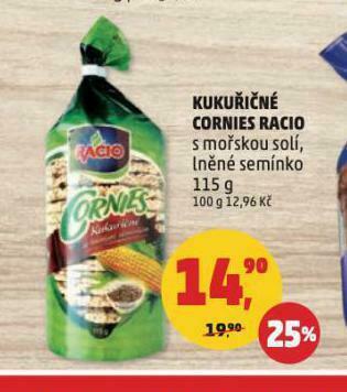Penny Market Kukuřičné cornies racio nabídka