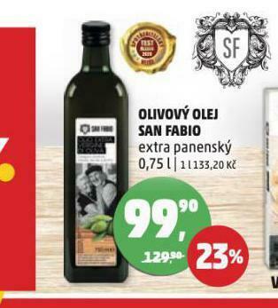Penny Market Olivový olej san fabio nabídka