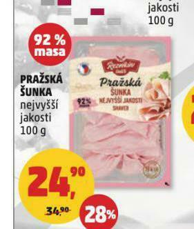 Penny Market Pražská šunka nabídka