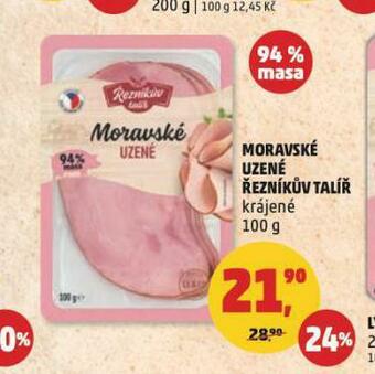 Penny Market Moravské uzené nabídka