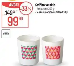 Globus Svíčka ve skle nabídka