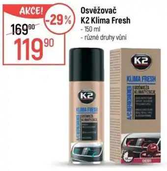 Globus Osvěžovač K2 Klima Fresh nabídka