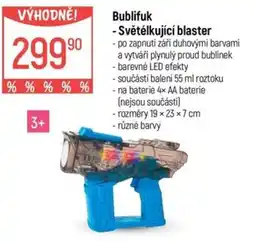 Globus Bublifuk - Světélkující blaster nabídka