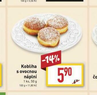 Billa Kobliha s ovocnou náplní nabídka