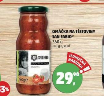 Penny Market Omáčka na těstoviny san fabio nabídka
