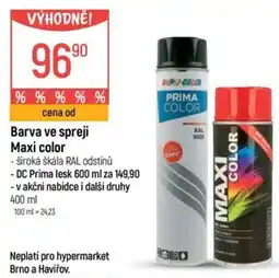 Globus Barva ve spreji Maxi color nabídka