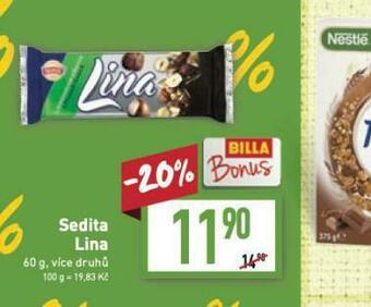 Billa Sedita lina nabídka