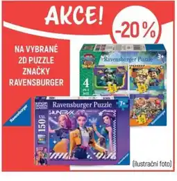 Globus Na vybrané 2d puzzle značky Ravensburger nabídka