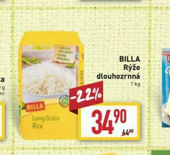 Billa Billa rýže dlouhozrnná nabídka