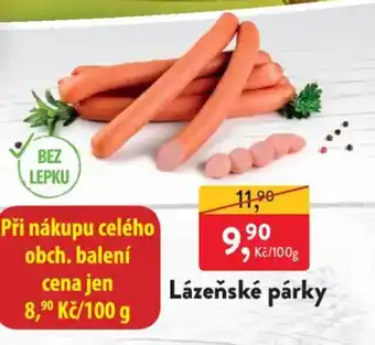 MP Krásno Lázeňské párky nabídka