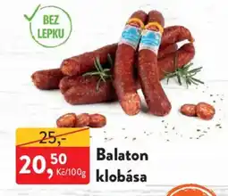 MP Krásno Balaton klobása nabídka