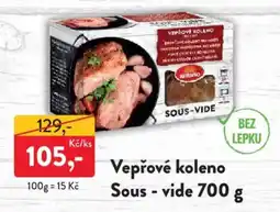 MP Krásno Vepřové koleno Sous-vide nabídka