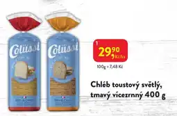 MP Krásno Chléb toustový světlý, tmavý vícezrnný nabídka