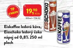 MP Krásno Eiskaffee ledová káva, Eisschoko ledový čoko nápoj od 0,8% plech nabídka